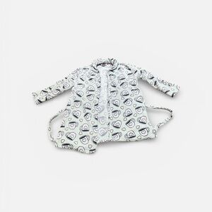 Soft Lightweight Women Fleece Robe, Short Hooded Robe